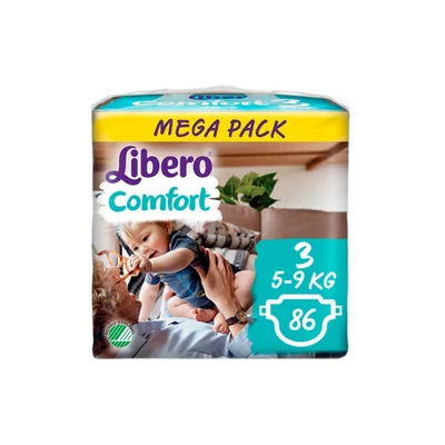 Libero pelenka comfort 3 (5-9kg) mega pack 78 darab