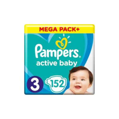 Pampers Active Baby Mega Pack pelenka 6-10 kg 152 db
