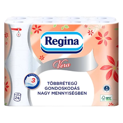 Regina wc papír 3 réteg 24 tekercs