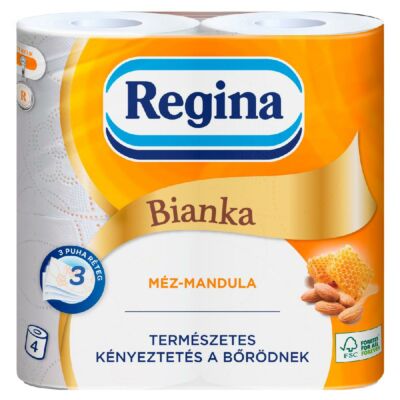 Regina wc papír méz mandula 3 réteg 4 tekercs