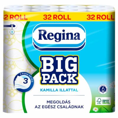 Regina wc papír kamilla 3 rétegű 32 tekercses