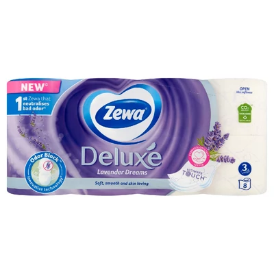 Zewa Deluxe Levander Dreams WC papír 3 rétegű 8 tekercs