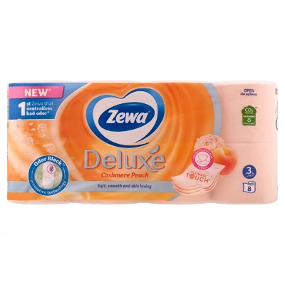 Zewa Deluxe Barack WC papír 3 rétegű 8 tekercs