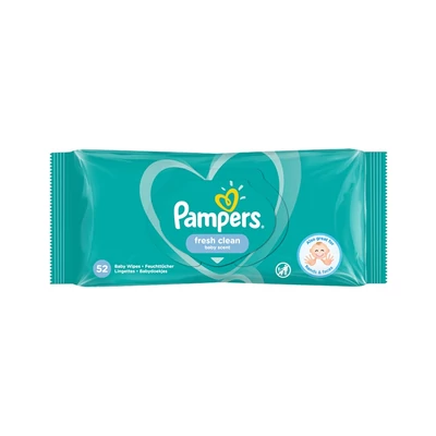 Pampers Fresh Clean popsitörlő 52 db