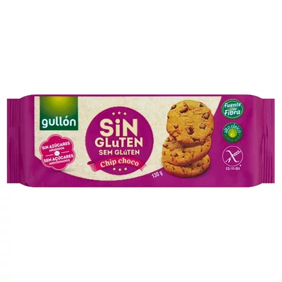 GULLON CUKORMENTES ES GLUTENMENTES KEKSZ 130.GR CHIP CHOCO