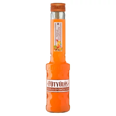 Fütyülős trópusi gyümölcsök ízű likőr 24,5% 0,5 l