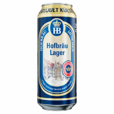 HB Hofbräu München világos sör 4% 0,5 l