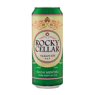 Rocky Cellar világos sör 4% 0,5 l