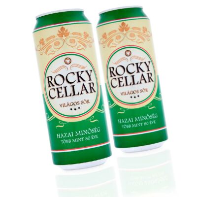 Rocky Cellar világos sör 4% 0,5 l