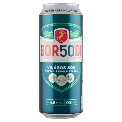 SOR BORSODI DOBOZOS 0,5.L 4,5% (DRS)