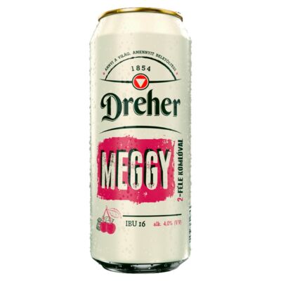 Dreher Szilaj Meggy világos sör és meggy ízű ital keveréke 4% 0,5 l