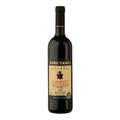 BOR GERE TAMAS VILLANYI 0,75.L CABERNET SAUVIGNON SZARAZ VOROS (DRS)