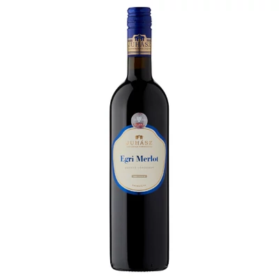 BOR JUHASZ 0,75.L 13,5% MERLOT SZARAZ VOROS (DRS)