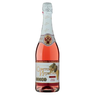 Szovjetszkoje Igrisztoje félszáraz rosé pezsgő 12% 750 ml