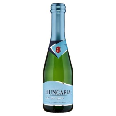 Hungaria extra száraz fehér pezsgő ajándék pohárjelölővel 11% 0,75 l
