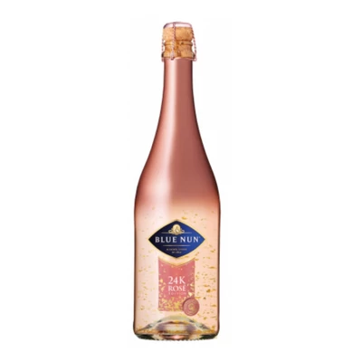 Blue Nun Gold pezsgő 24 karátos arannyal édes rose 11% 0,75 l