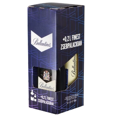 BALLANTINES 0,7.L+0,2.L DISZDOBOZ (DRS)