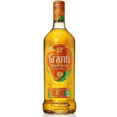 WHISKY GRANTS SUMMER 0,7.L 35% ORANGE (DRS)